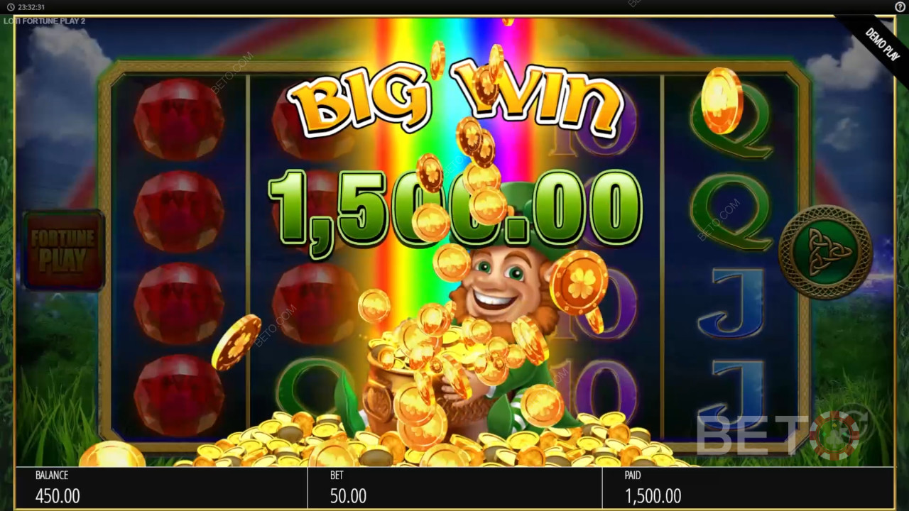 Gagnez 50 000x votre mise dans la machine à sous Luck O The Irish Fortune Spins 2!