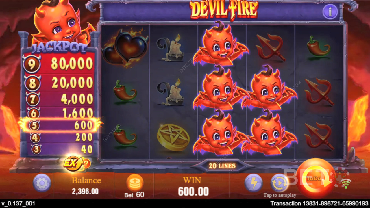 La machine à sous vidéo Devil Fire en vaut-elle la peine?