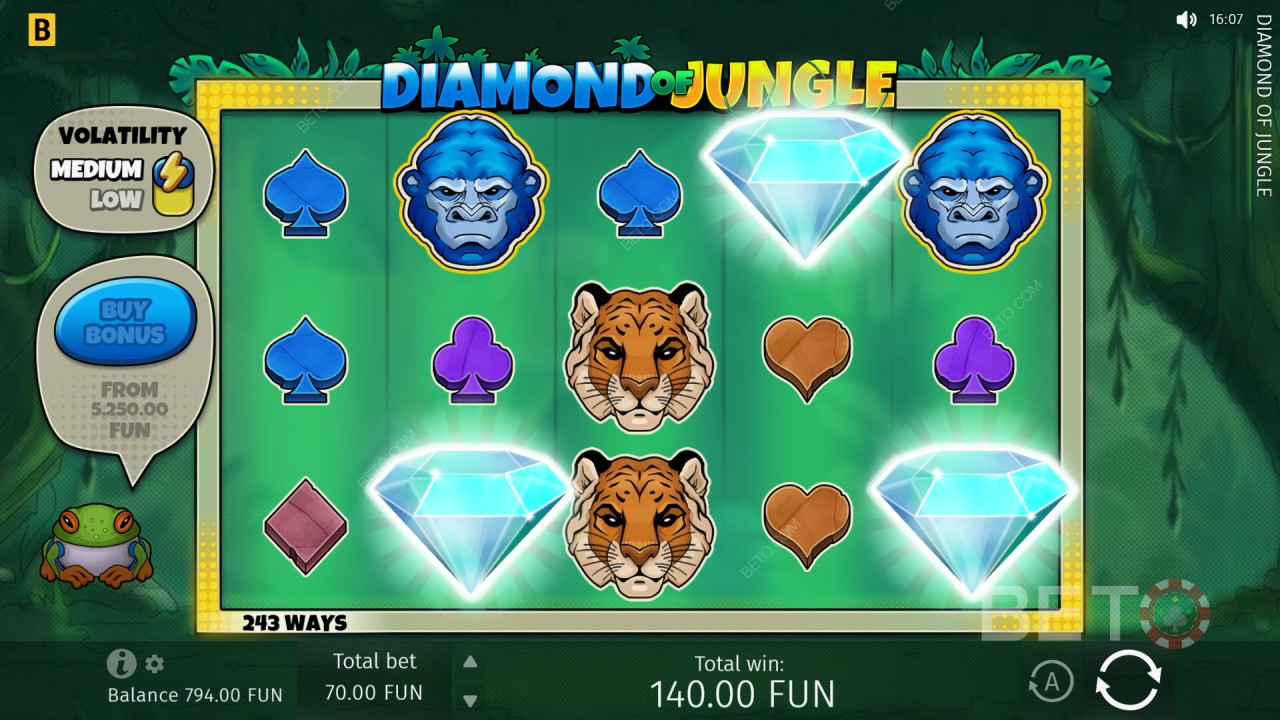 Diamond Of Jungle Jeu Gratuit