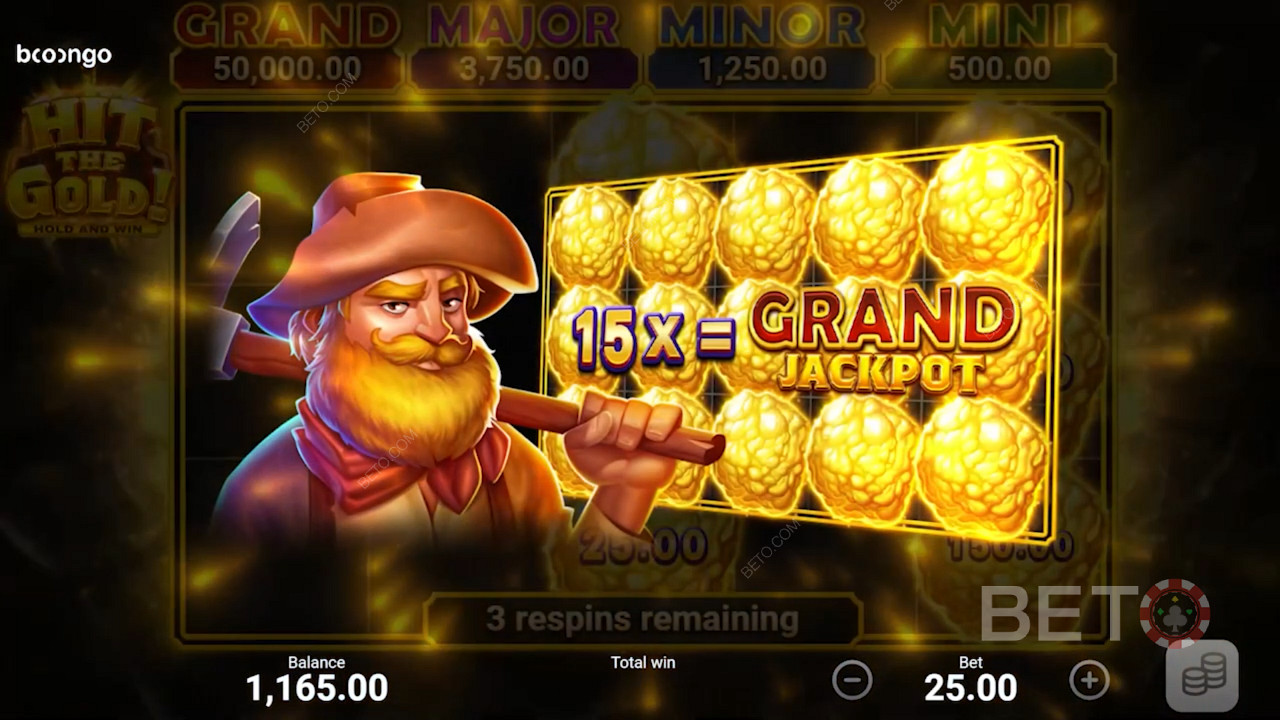 Les joueurs peuvent décrocher 4 jackpots différents pendant la partie bonus.