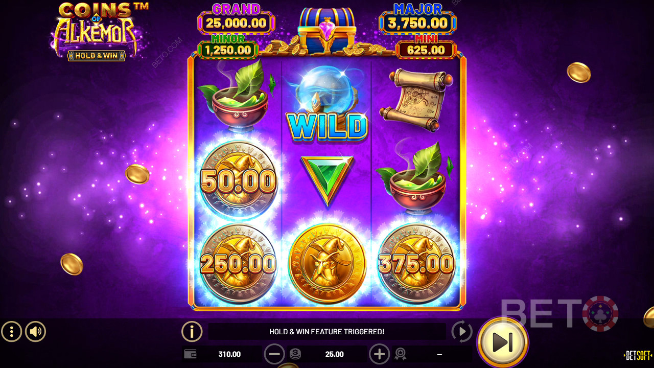 Coins of Alkemor – Hold & Win Jeu Gratuit