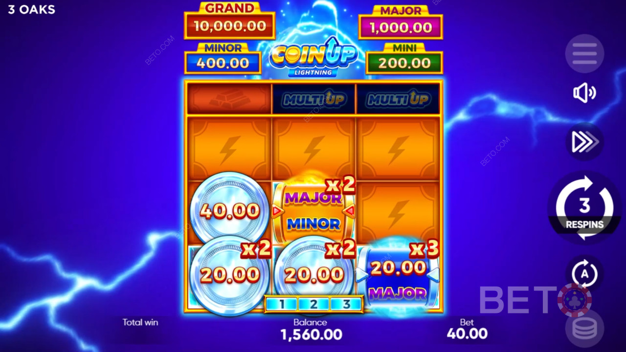 Verdict pour Coin Up : Lightning Machine à sous en ligne