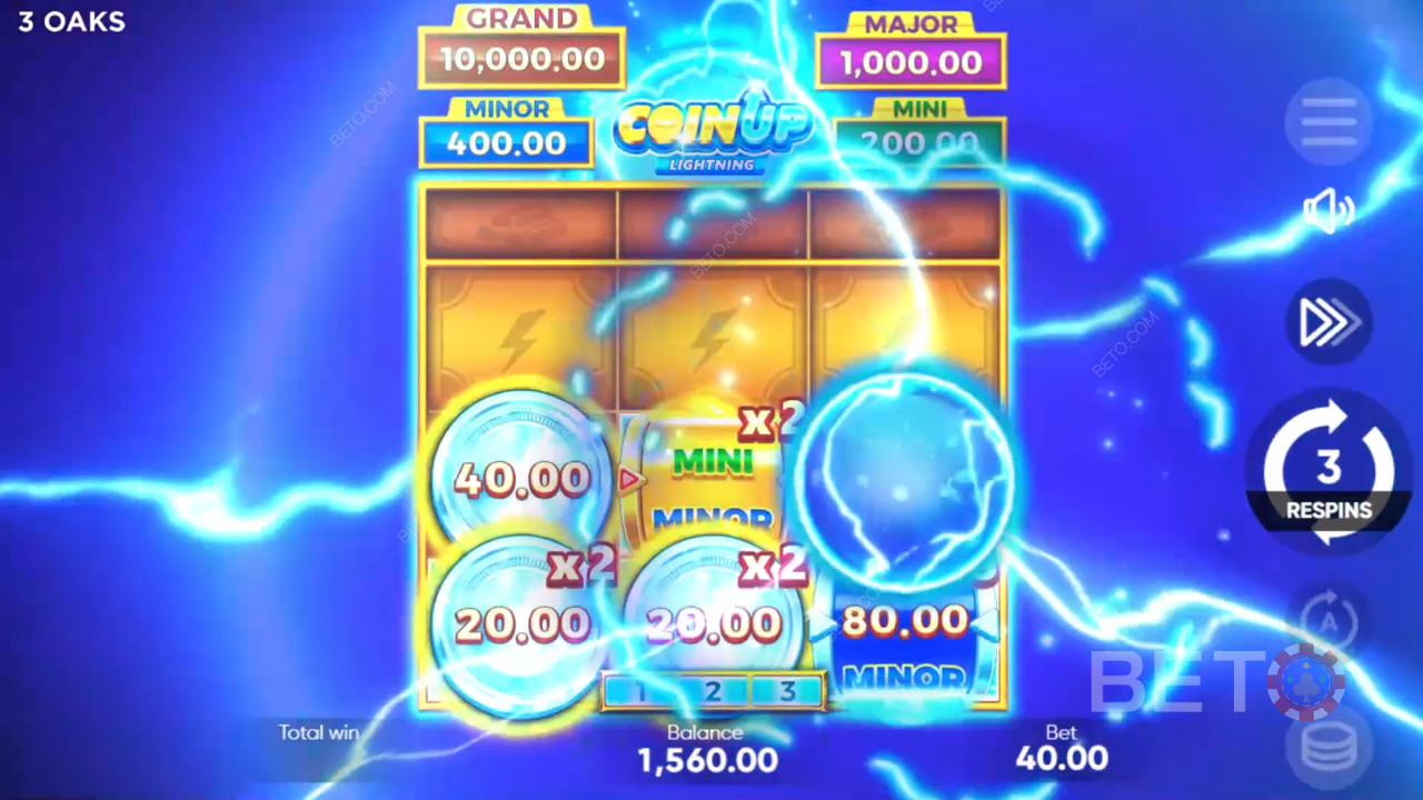 Coin Up: Lightning Jeu Gratuit