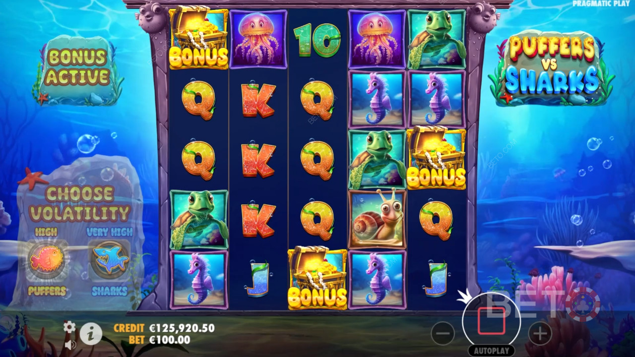Puffers Vs Sharks Revue par BETO Slots