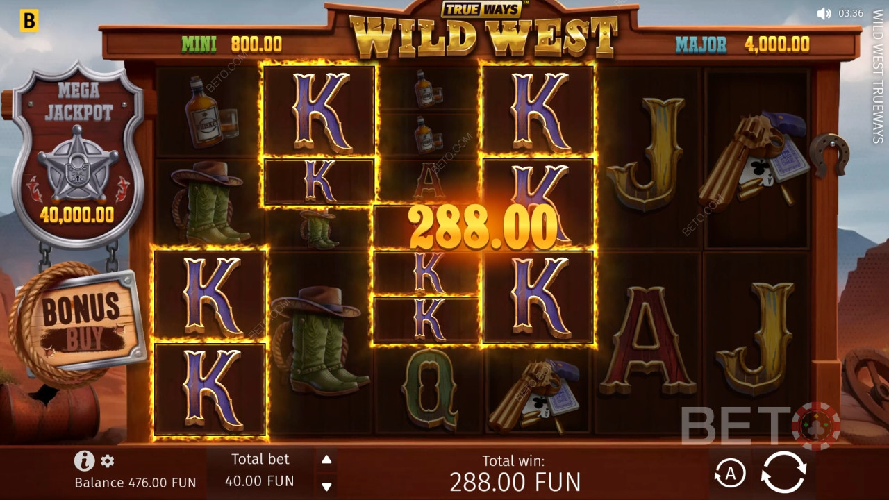 Wild West Trueways Jeu Gratuit