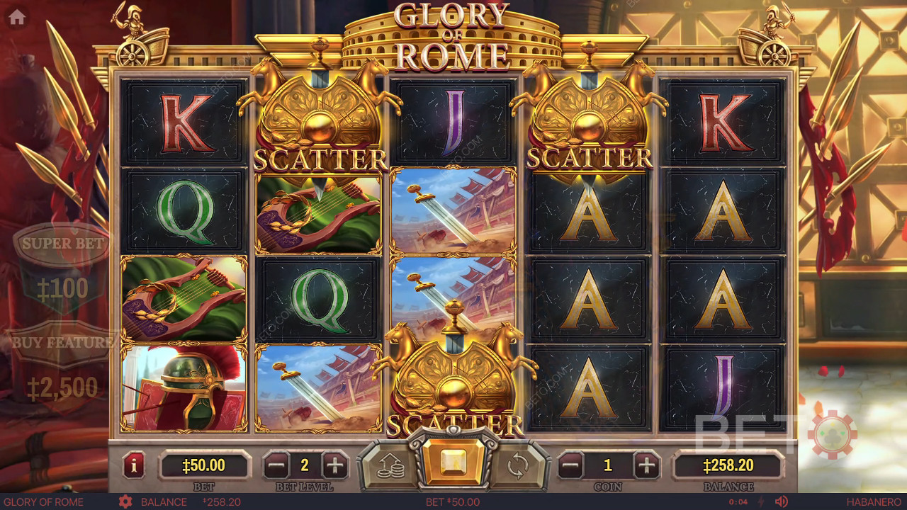 Glory of Rome Revue par BETO Slots