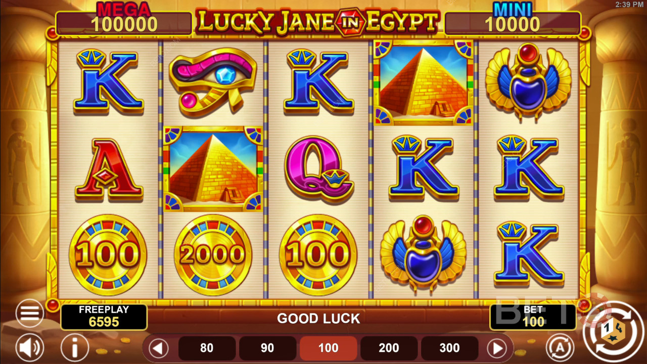Lucky Jane in Egypt Hold & Win Revue par BETO Slots