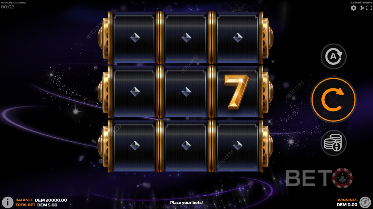Comment jouer au Code of Fortune de Mancala Gaming?