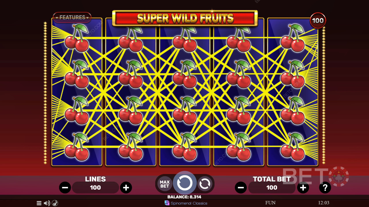 Super Wild Fruits Critique de BETO Slots
