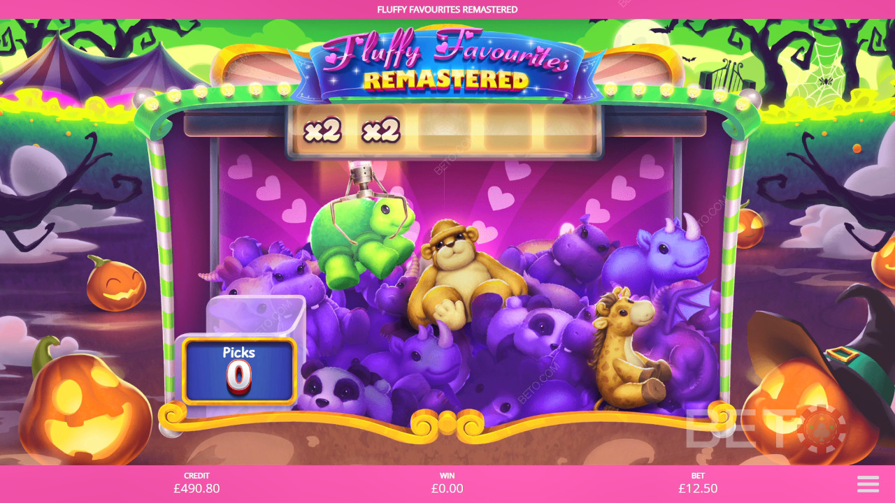 Les bonus expliqués dans Fluffy Favourites Remastered par Eyecon