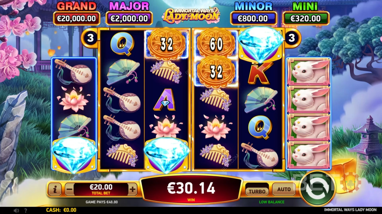 Immortal Ways Lady Moon Revue par BETO Slots
