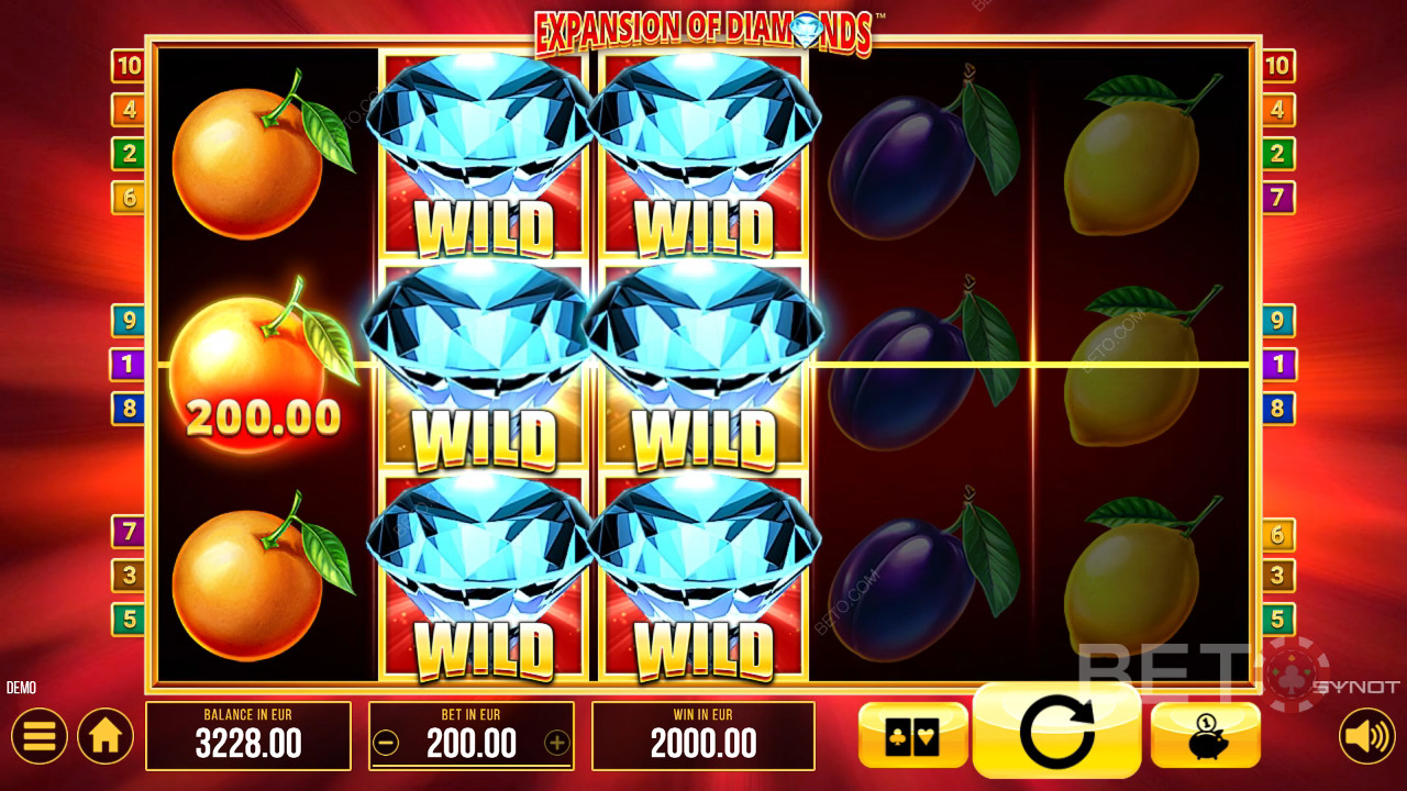 Expansion of Diamonds Revue par BETO Slots