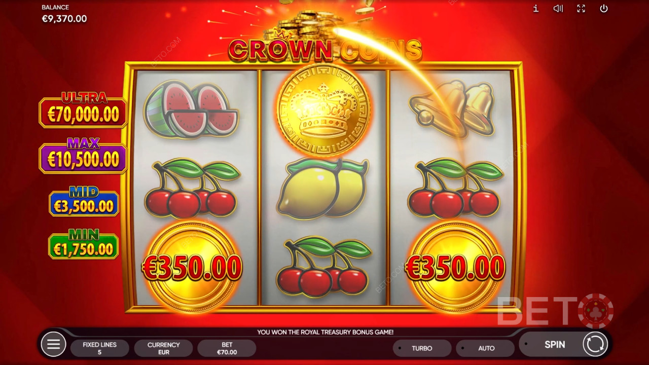 Crown Coins Jeu Gratuit