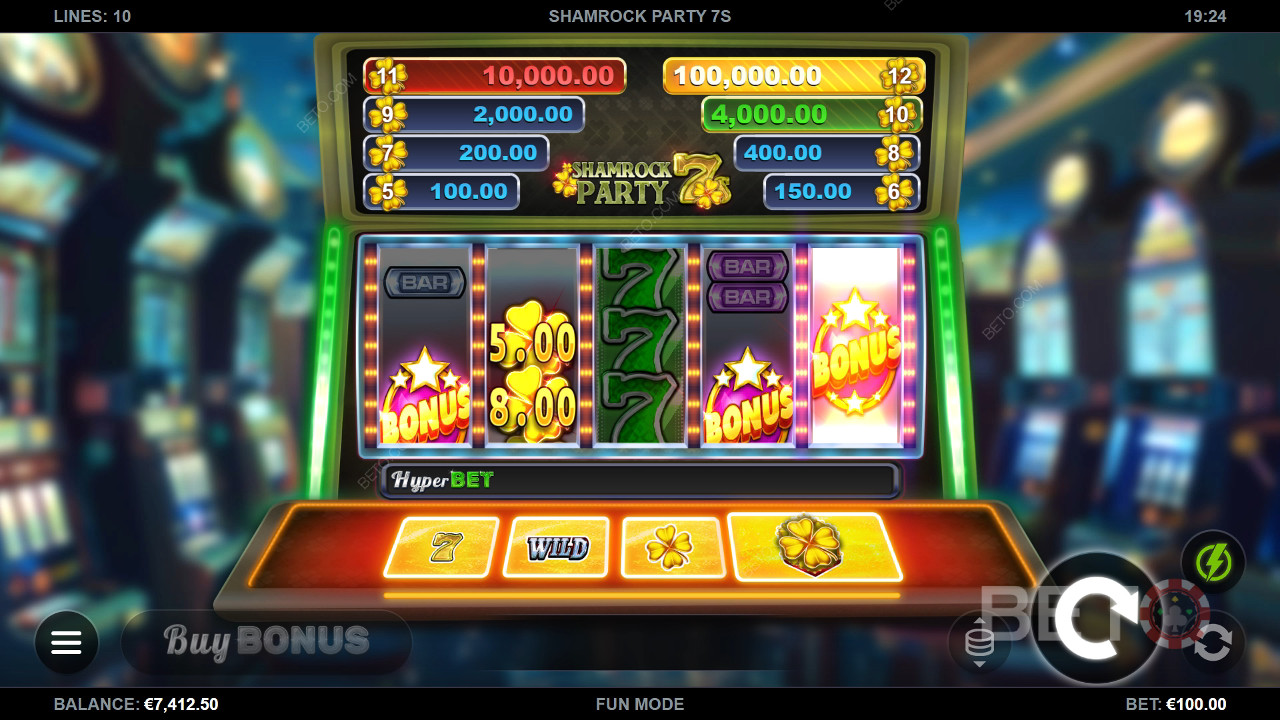 Shamrock Party 7s Jeu Gratuit