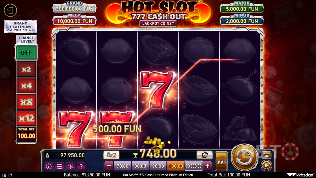 Hot Slot: 777 Cash Out Grand Platinum Edition Jeu Gratuit