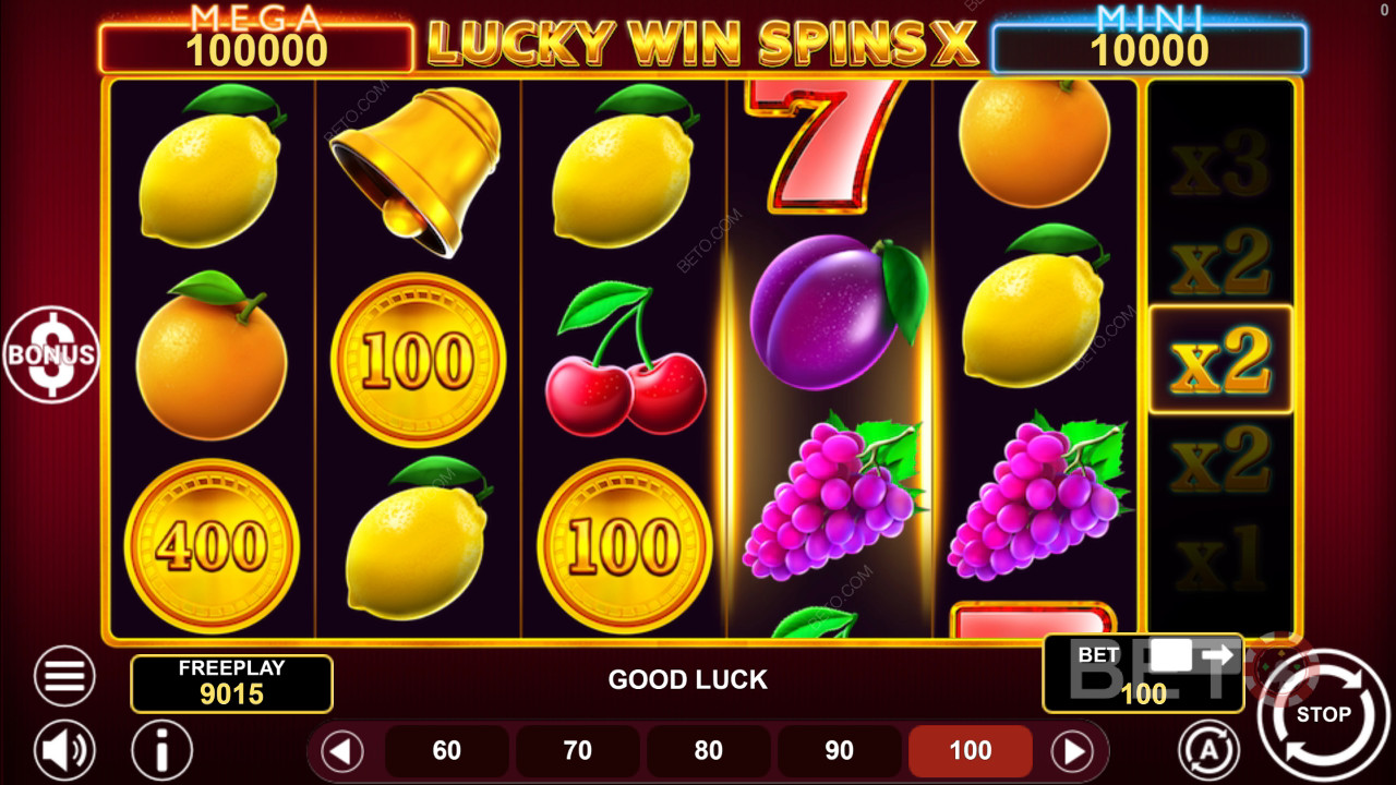 Lucky Win Spins X Jeu Gratuit