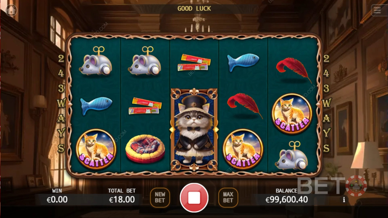 Noble Cat Critique de BETO Slots