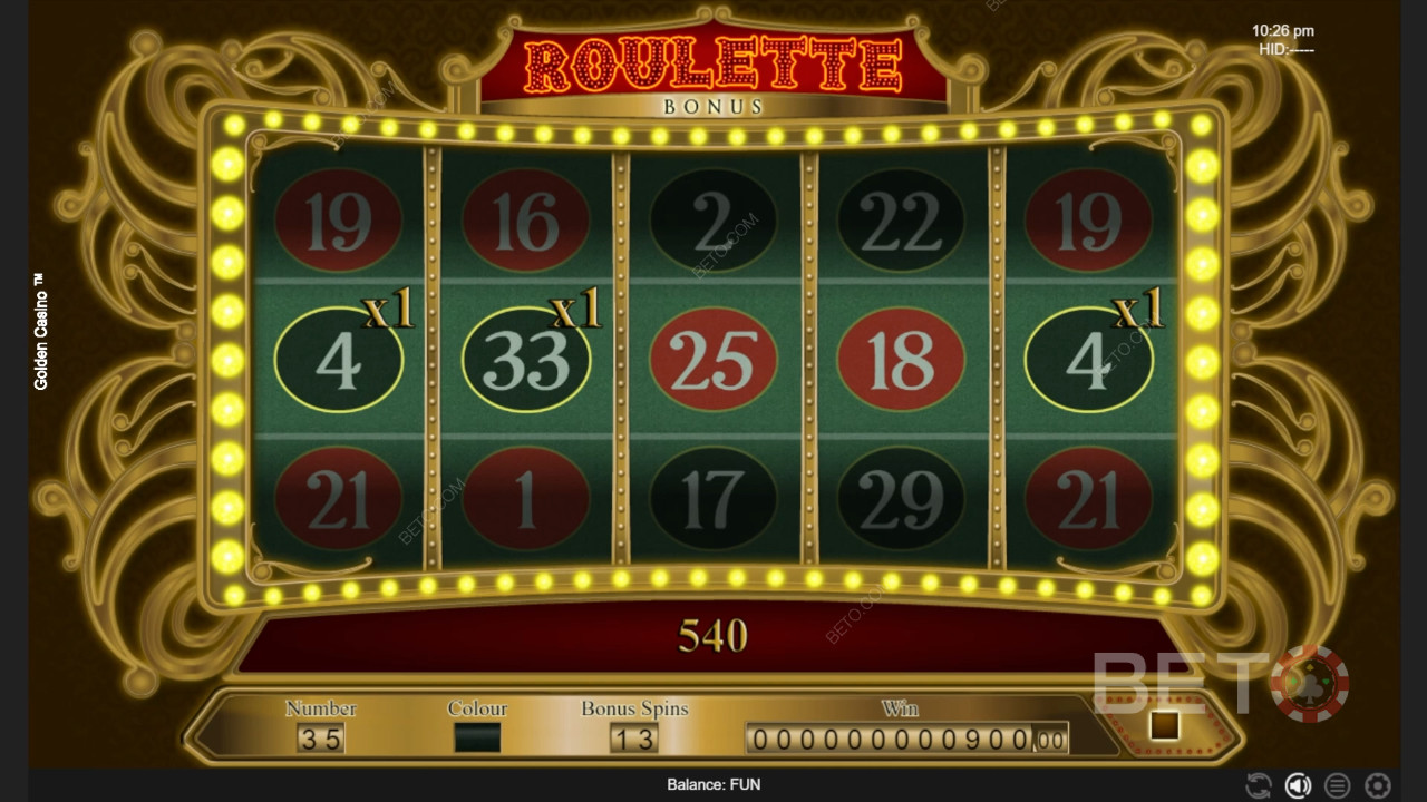 Gagnez 2,500x votre mise dans la machine à sous Golden Casino en ligne!