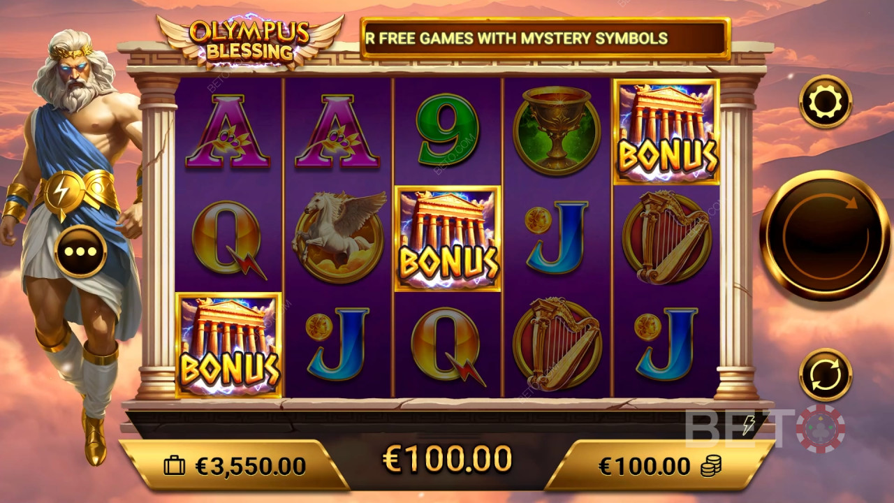 Olympus Blessing Jeu Gratuit
