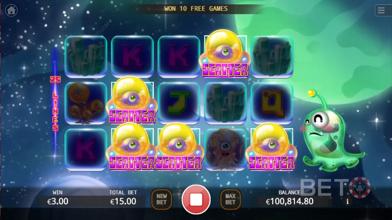 Alien Tour Critique de BETO Slots