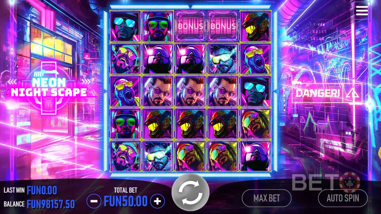 Neon Night Scape Jeu Gratuit