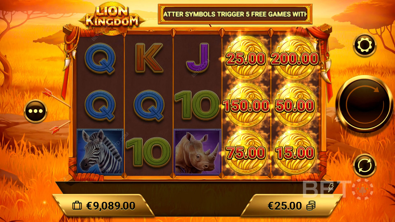 Lion Kingdom Critique de BETO Slots