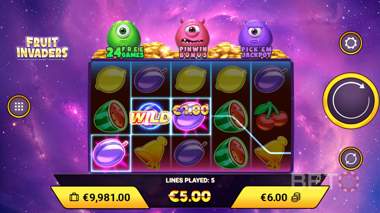Comment jouer à Fruit Invaders d