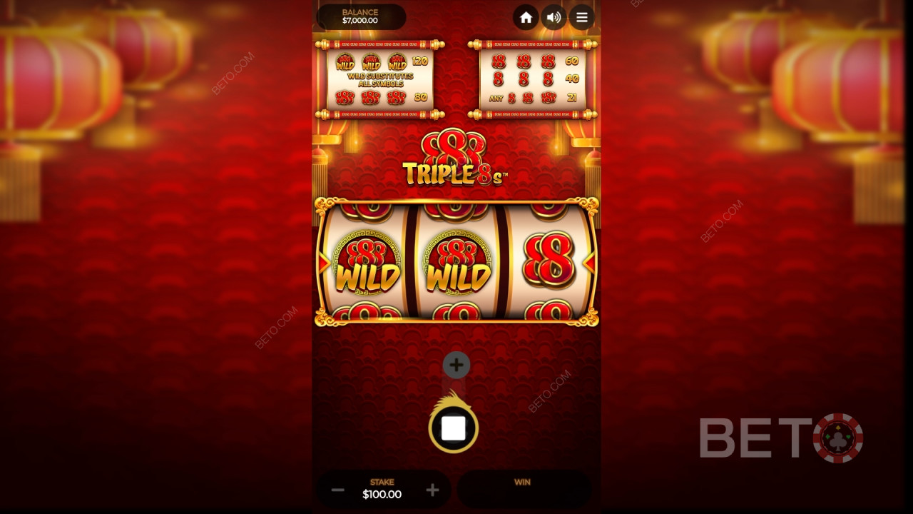 Triple 8s Jeu Gratuit