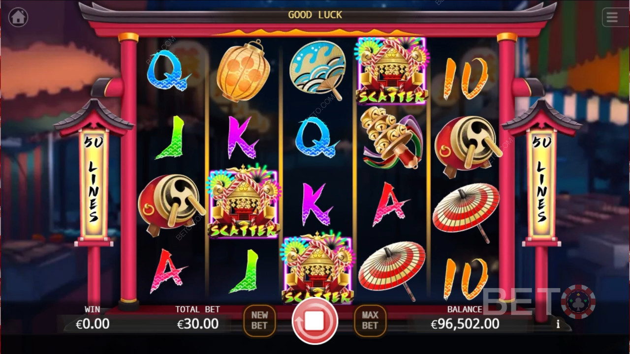 Ten Jin Matsuri Revue par BETO Slots