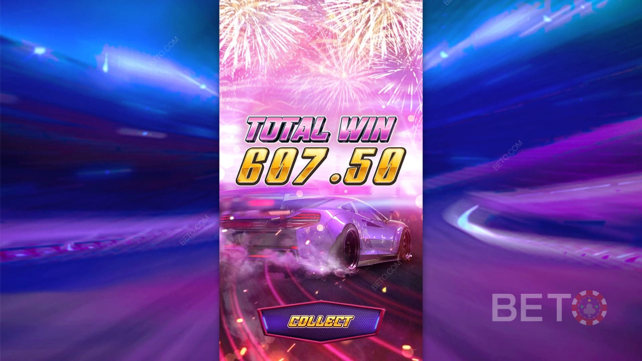 Gagnez 8 345x votre mise dans la machine à sous vidéo Speed Winner!