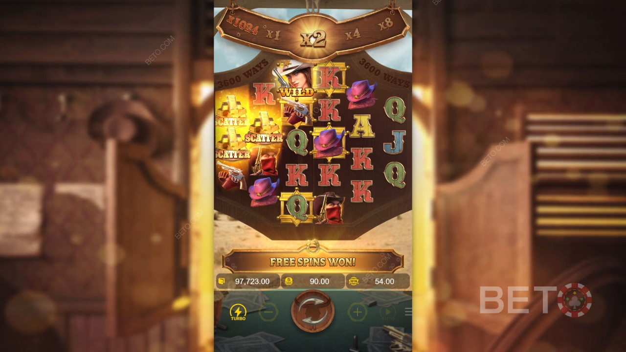 Les fonctions bonus expliquées dans Wild Bounty Showdown par PG Soft