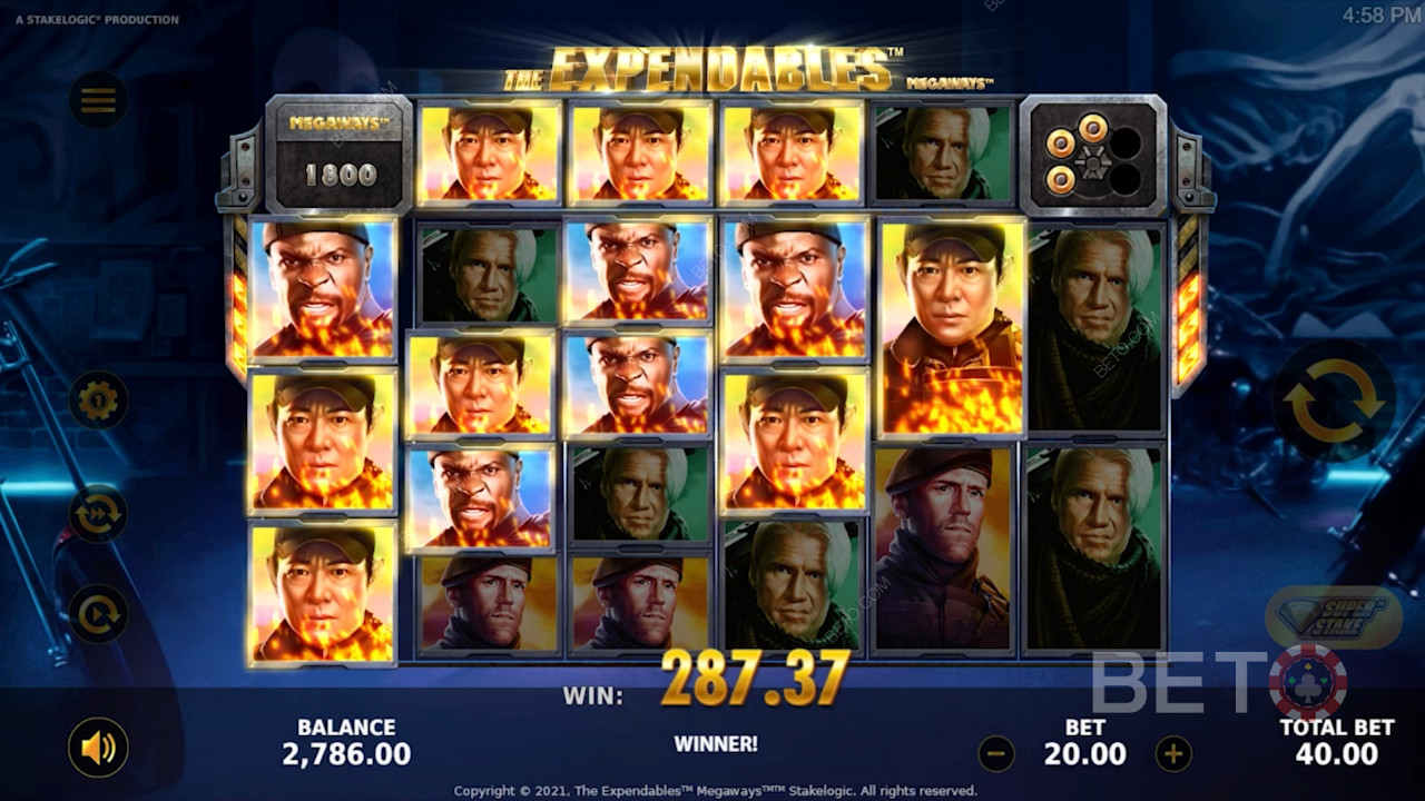 The Expendables New Mission Megaways Jeu Gratuit