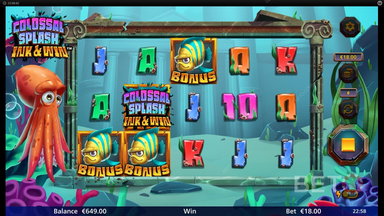 Colossal Splash Ink & Win Jeu Gratuit