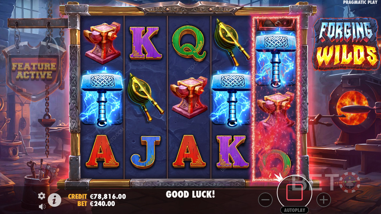Forging Wilds Revue par BETO Slots