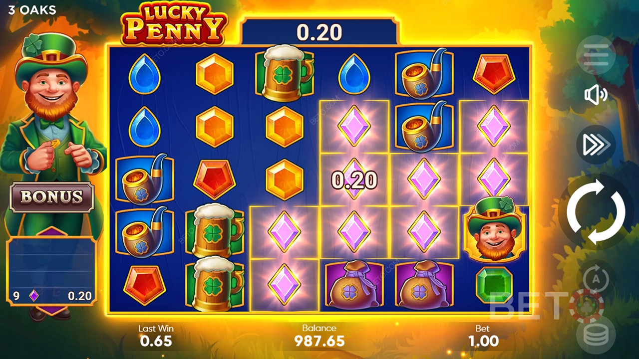 Comment jouer au Lucky Penny de 3 Oaks Gaming?