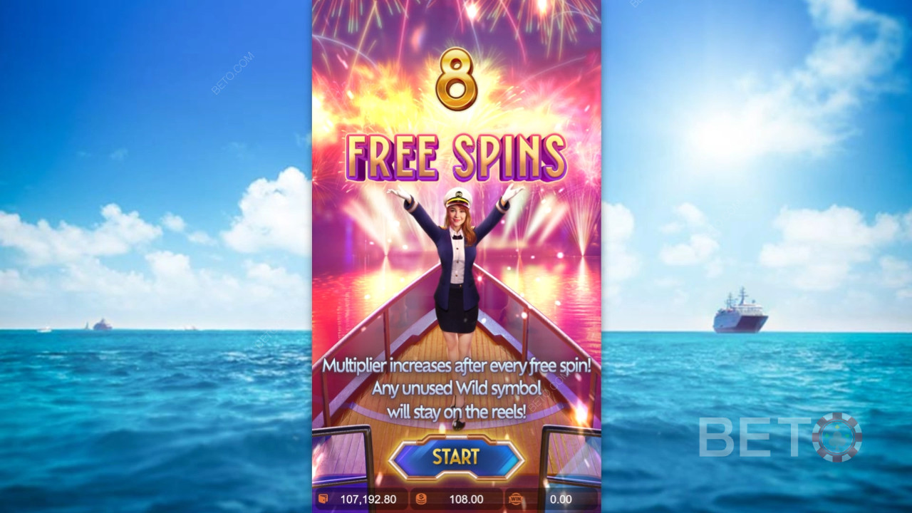 Les bonus expliqués dans Cruise Royale par PG Soft
