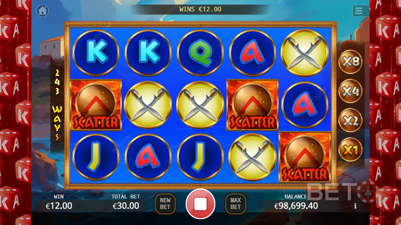 Spartan Revue par BETO Slots