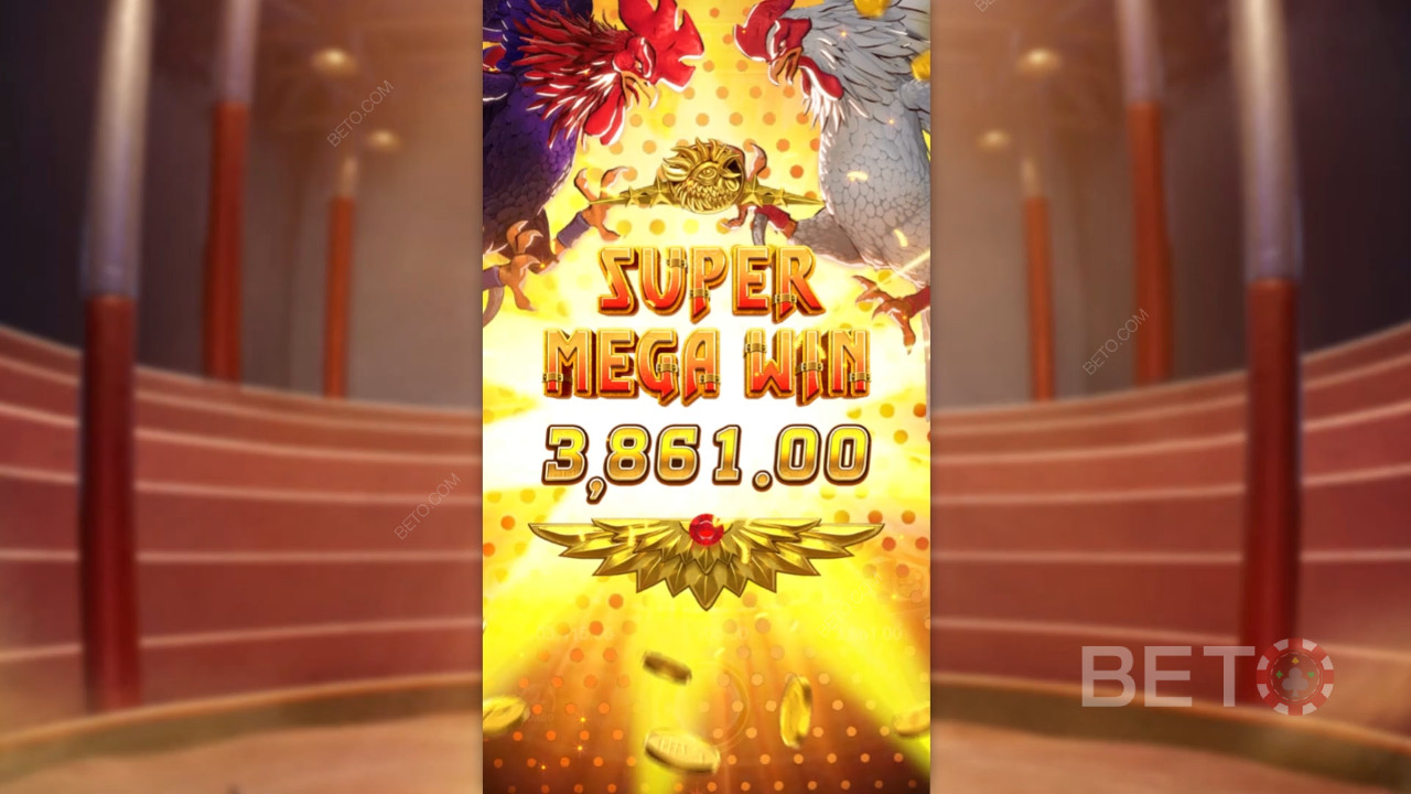 Gagnez 20 000x votre mise dans la machine à sous vidéo Rooster Rumble!