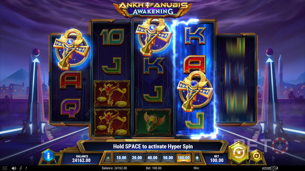 Ankh of Anubis Awakening Critique de BETO Slots