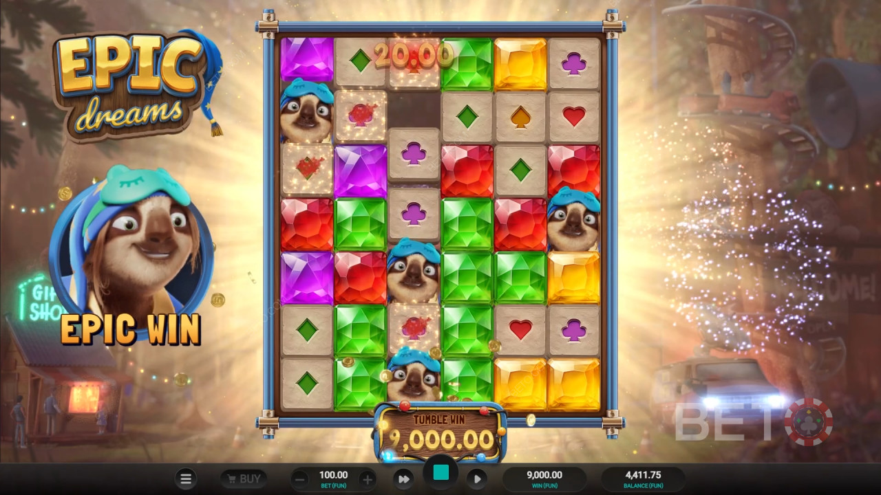 Epic Dreams Revue par BETO Slots