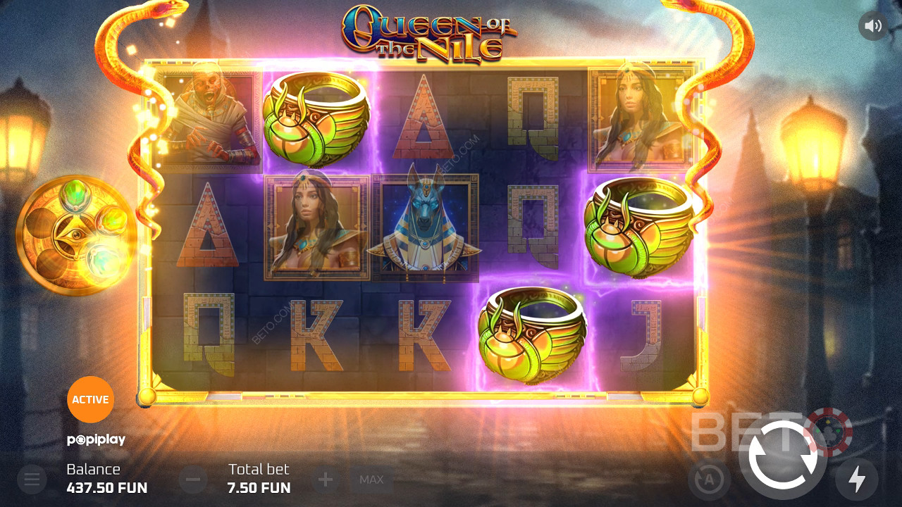 Queen of the Nile Revue par BETO Slots