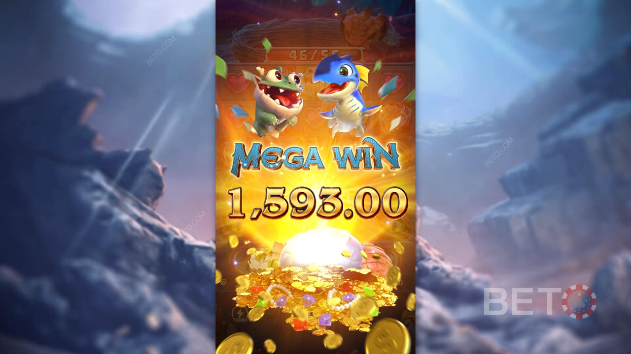 Gagnez 2 500x votre mise dans la machine à sous en ligne Dragon Hatch 2!