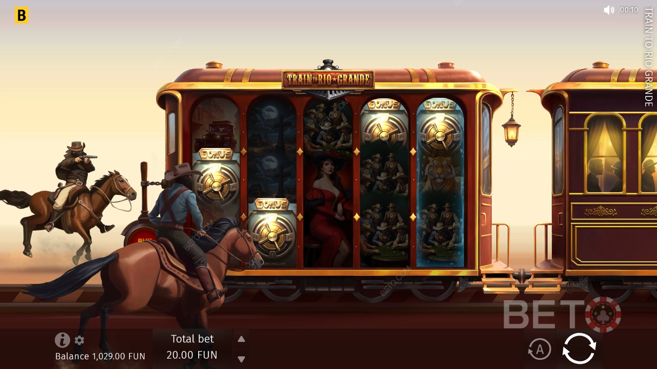 Train To Rio Grande Revue par BETO Slots