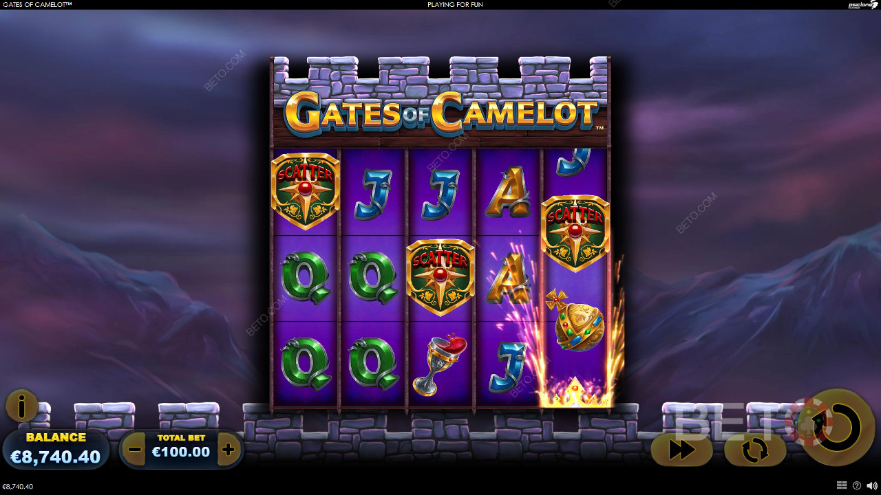 Gates of Camelot Revue par BETO Slots