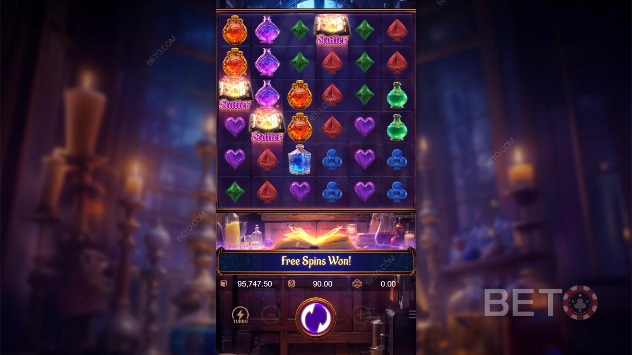 Mystic Potion Revue par BETO Slots
