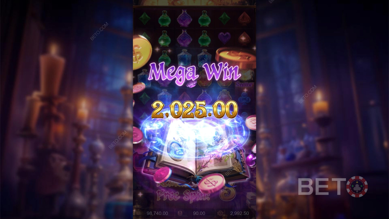 Gagnez 10 000x votre mise dans la machine à sous Mystic Potion!