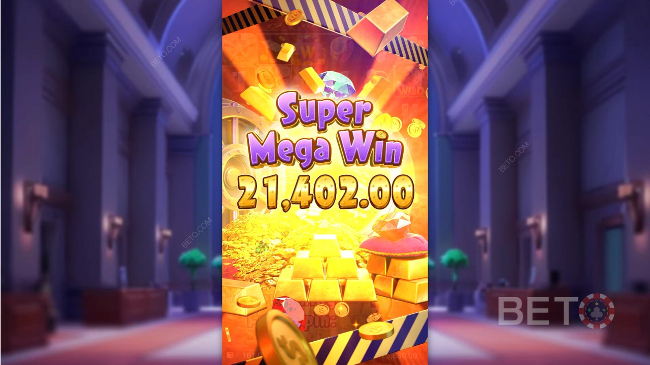 Gagnez 2 500 fois votre mise dans la machine à sous en ligne Wild Heist Cashout!