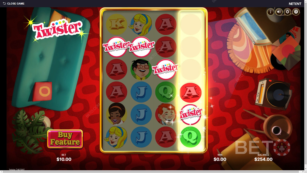 Twister Critique de BETO Slots