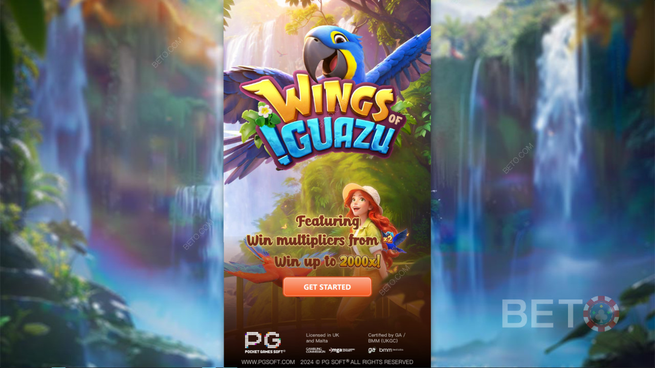 Gagnez 2 000 fois votre mise dans la machine à sous en ligne Wings of Iguazu!