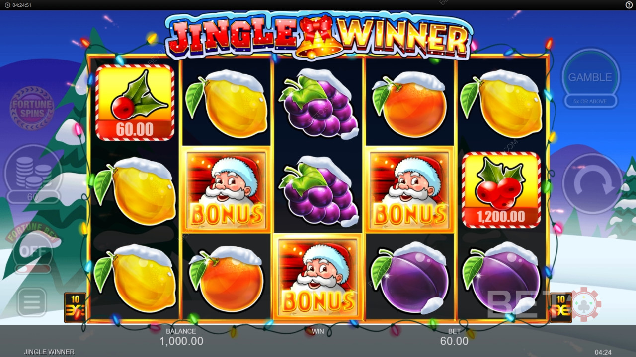 Jingle Winner Revue par BETO Slots
